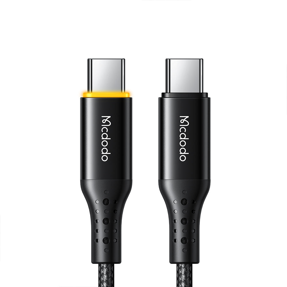 MCDODO CA-3461 1.8m PD Type-C to Type-C Data Cable 100W Quick Charging Auto Power Off Smart Cable MCDODO CA-3461 1.8m PD Type-C to Type-C Data Cable 100W Quick Charging Auto Power Off Smart Cable